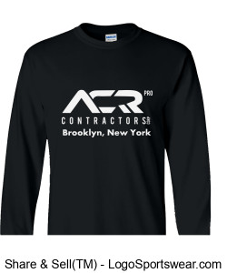 ACR Pro Contractors Mens Long Sleeve Tee Design Zoom
